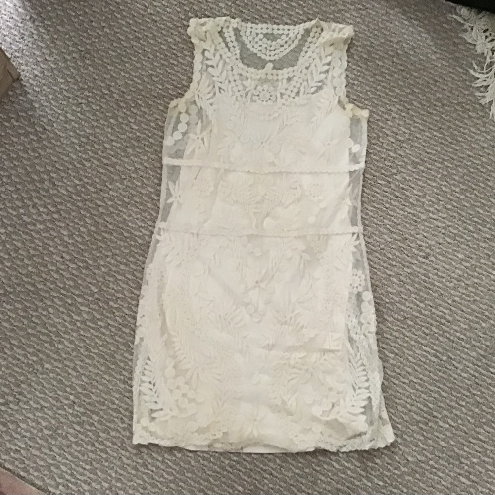 Express white Lace dress